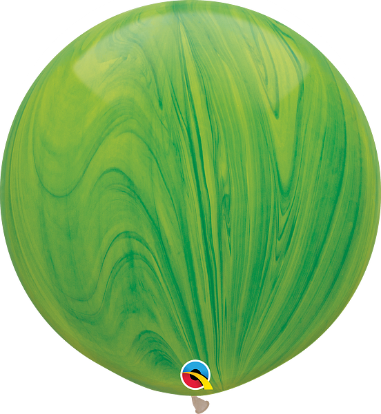 30" Green Rainbow SuperAgate - Click Image to Close
