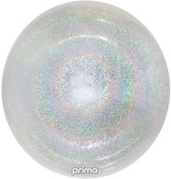 Pkg Glitter Silver Sphere 20"