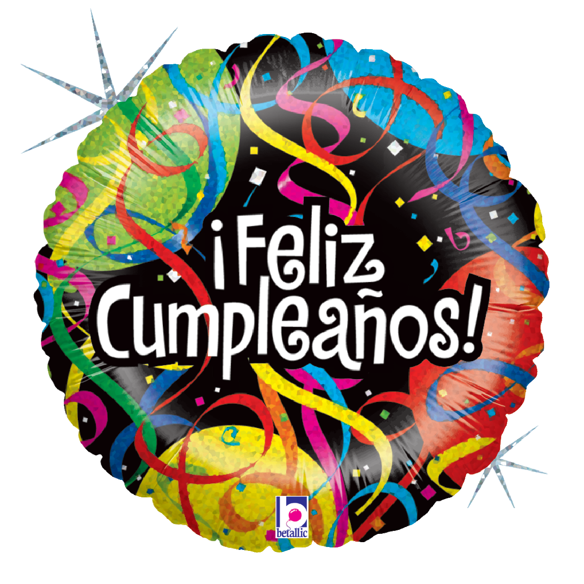 Pkg Feliz Cumpleanos Cintas 18"