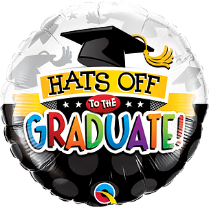 18" Hats off Graduate!