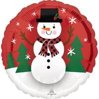 18" Smiley Snowman