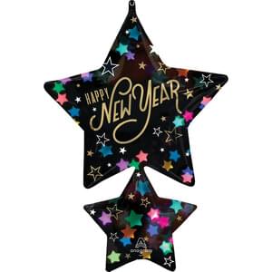 36" New Year Stars