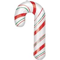 Pkg Merry Christmas Candy Cane 37"