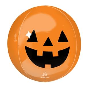 Pkg Orbz Haunted Manor Pumpkin 15"