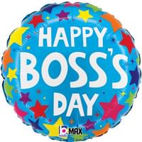 18" Happy Boss's Day Stars