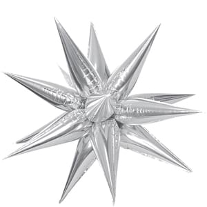 Pkg 26" Starburst Silver
