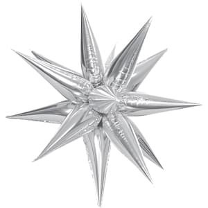 Pkg 40" Starburst Silver