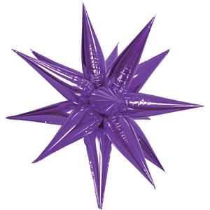 Pkg 40" Starburst Purple