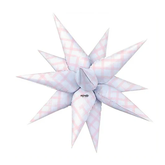 Pkg 26" Blush Watercolor Starburst