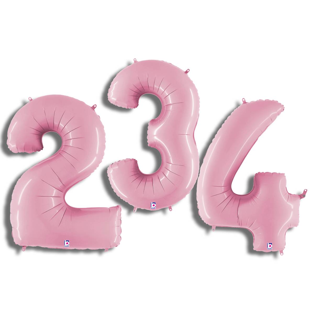 Pastel Pink Numbers 34"