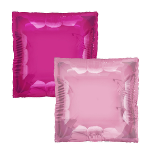 Pkg Baby Pink & Hot Pink Square 24"
