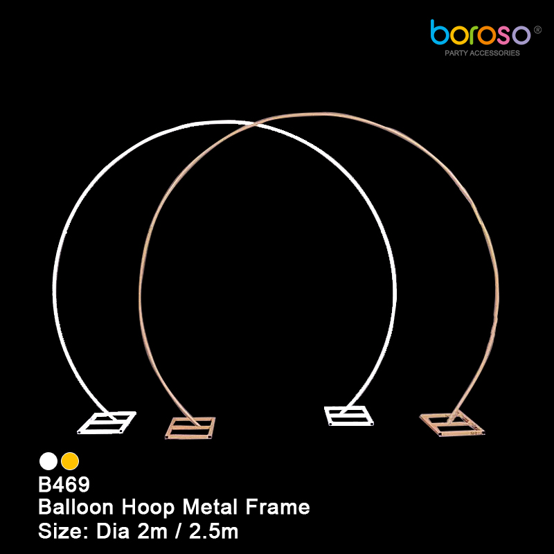 WHITE Balloon Hoop Frame