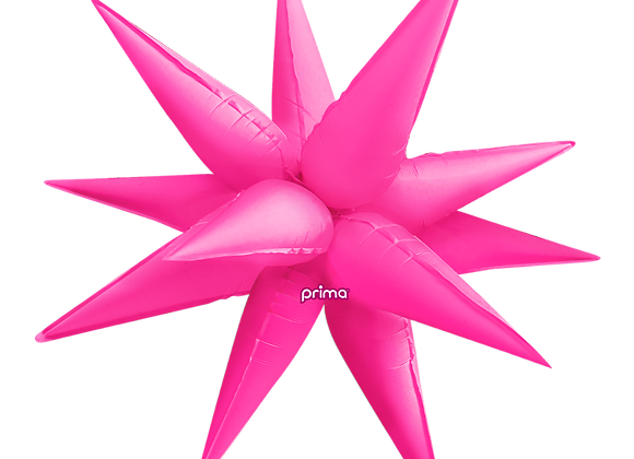 Pkg 26" Electric Pink Starburst