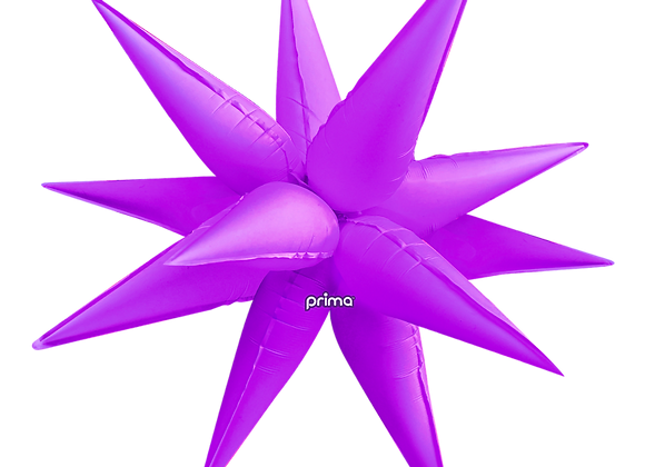 Pkg 26" Electric Purple Starburst