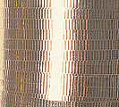 Metallic Crimped Ribbon-Gold-250 yds
