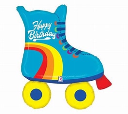 Pkg Birthday Roller Skate 39"