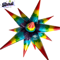Pkg 40" Tie Dye Starburst